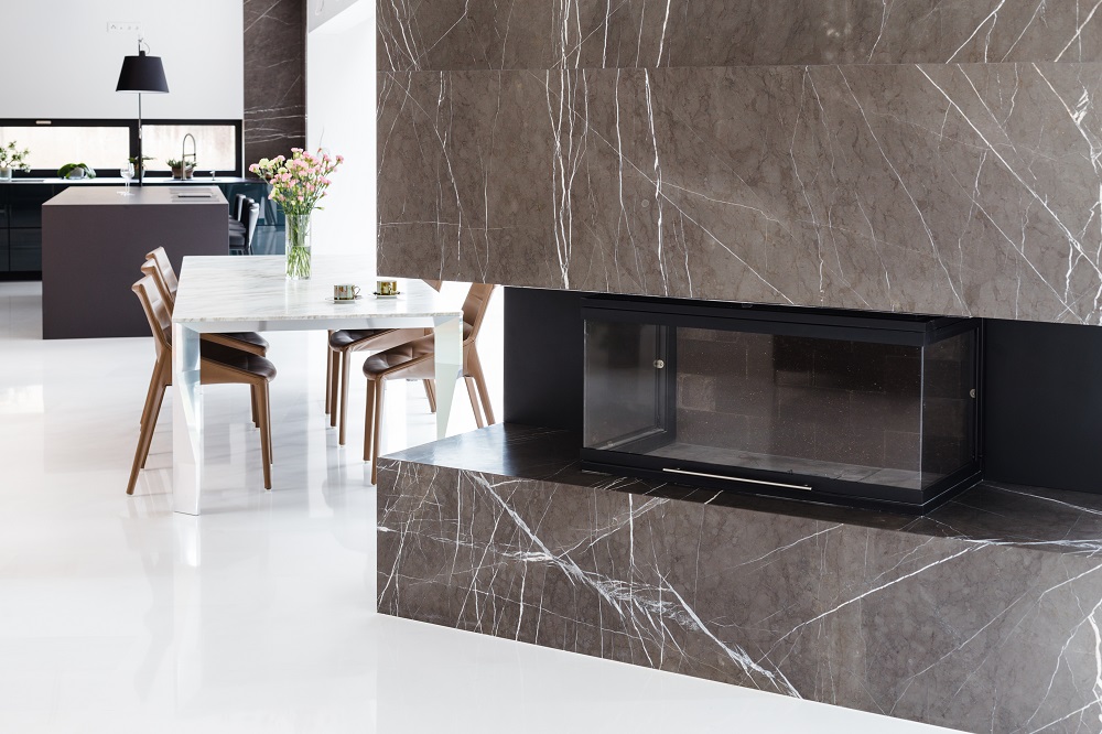 Fireplace marble